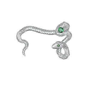 Pendiente estilo serpiente con clip para la oreja