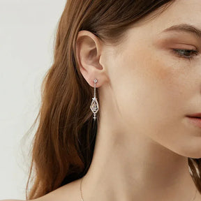 Par de pendientes Estrella Cósmica en Plata 925