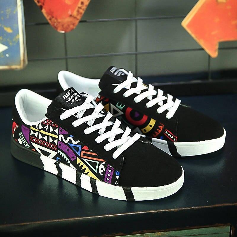 Zapatillas casuales con impresora