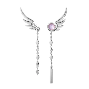 Par de Pendientes de Ángel en Plata 925