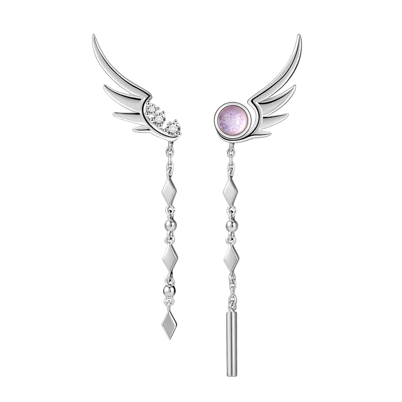 Par de Pendientes de Ángel en Plata 925