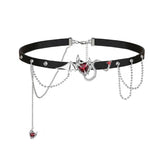 Collar Corazón del Diablo - Cadena de 35 cm