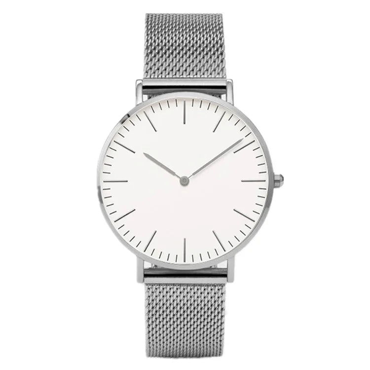 Relógio Feminino Couro Ultra Minimalista