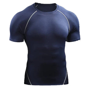 Camiseta de compresión para hombre 2025: secado rápido y elástica 