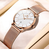 Relógio Feminino Original Ultra Fino Minimalista Mireau - Sundian - Sundian