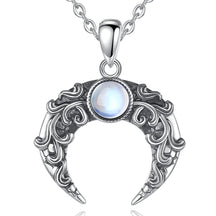 Collar Luna Mística con Piedra Lunar en Plata de Ley 925