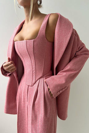 Dolce™ | Women’s Double-Breasted Blazer 3-Piece Set