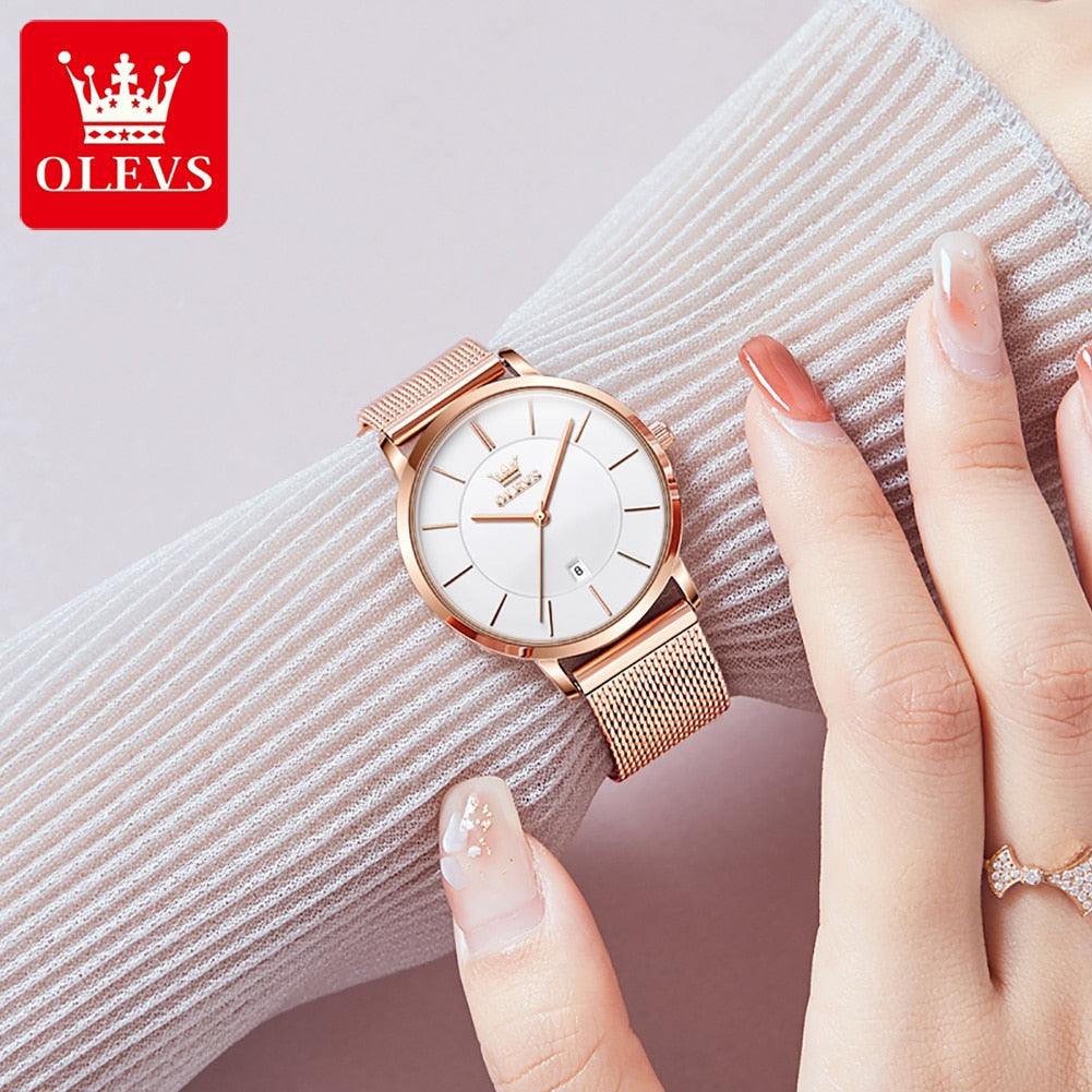 Relógio Feminino Original Ultra Fino Minimalista Mireau - Sundian - Sundian