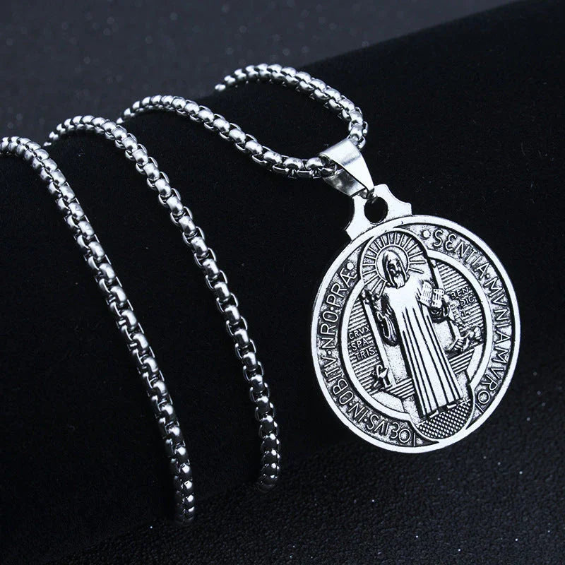 Necklace Medal The Cross of Saint Benedict 