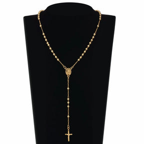 Escapulário Dourado Sagrado Coração de Jesus & Nossa Senhora