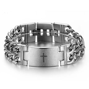 Pulseira Masculina Premium Cruz