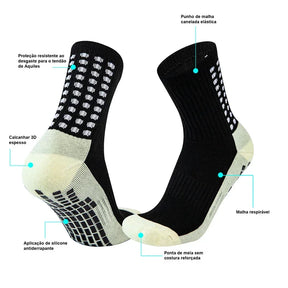 Calcetines de fútbol antideslizantes para hombre (talla 40-46) 