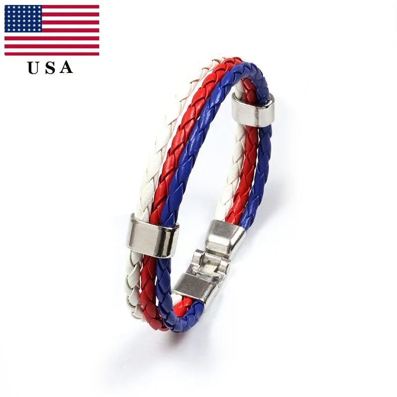 Leather Bracelet Various Countries