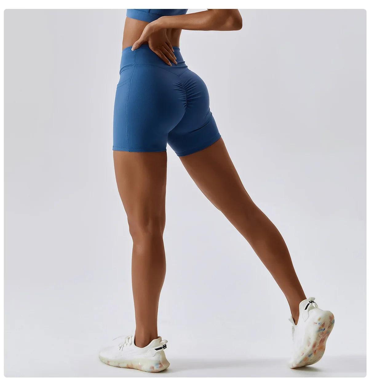 Shorts Fitness Feminino Com Bolso - Frete Grátis + Brinde - Zephyros - Sundian