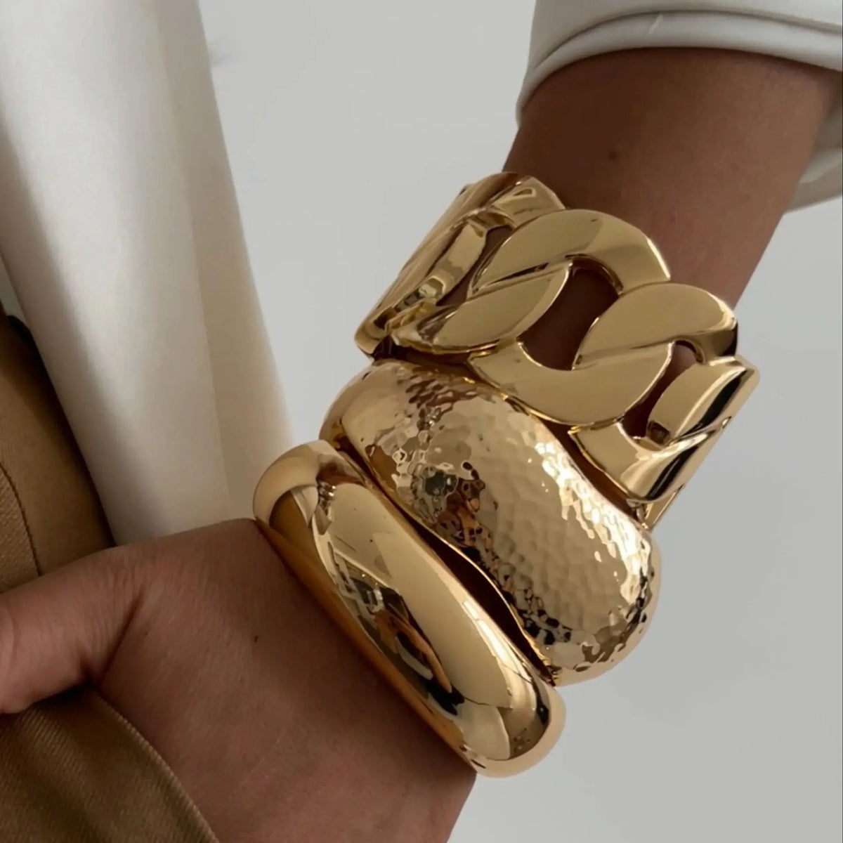 Pulseras de metal