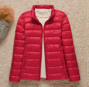 Jaqueta Puffer Feminina Impermeável Ultraleve Dobrável – Elegância e conforto para o dia a dia