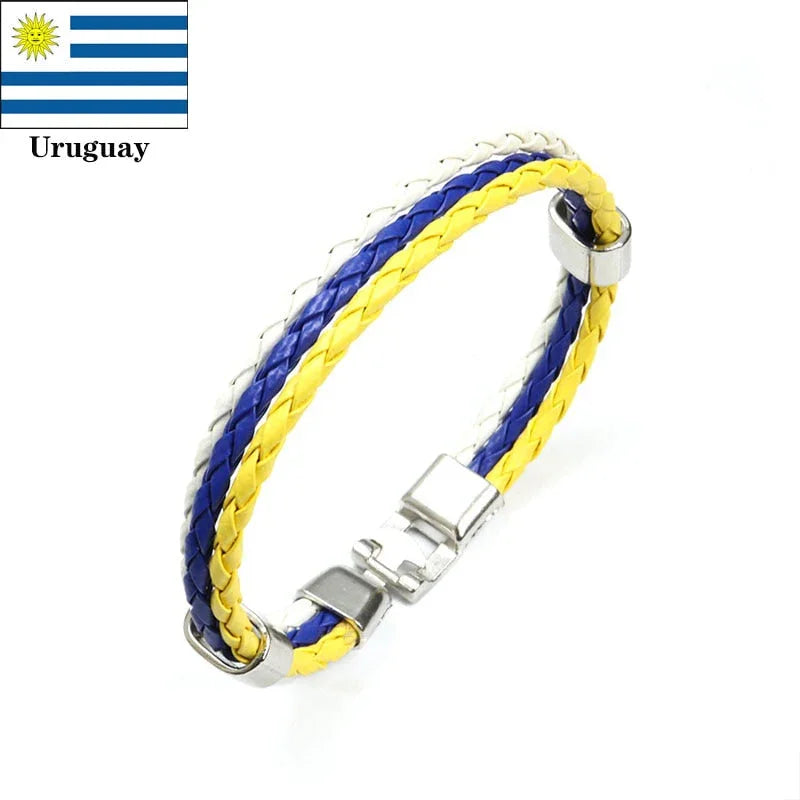 Leather Bracelet Various Countries