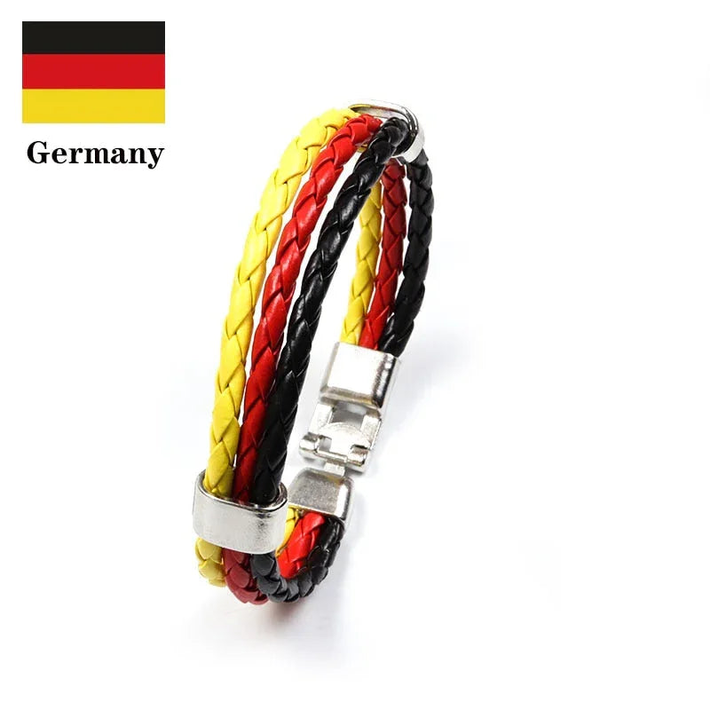 Leather Bracelet Various Countries
