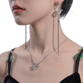 Par de pendientes Morgana - Estilo cascada