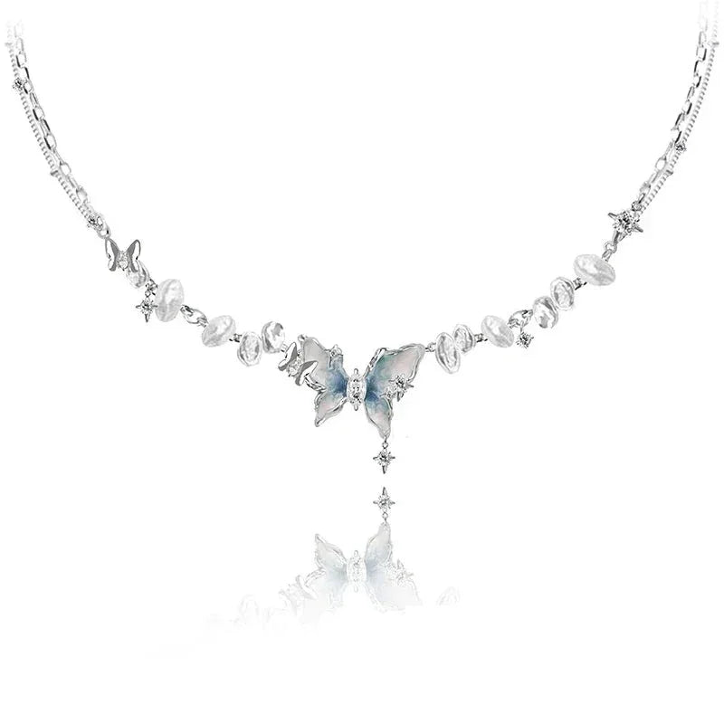 Collar de mariposa espacial - Ajustable
