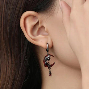 Par de pendientes Rosa y Luna