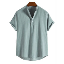 Camisa elegante de lino Zooper: diseño moderno con un toque clásico