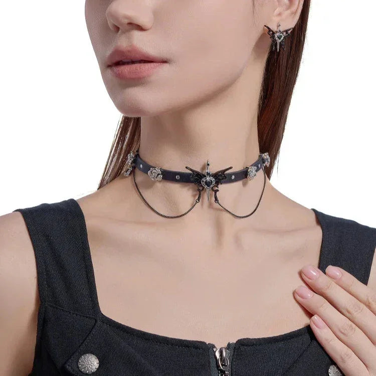 Collar MORTICIA - Cadena de 33 cm
