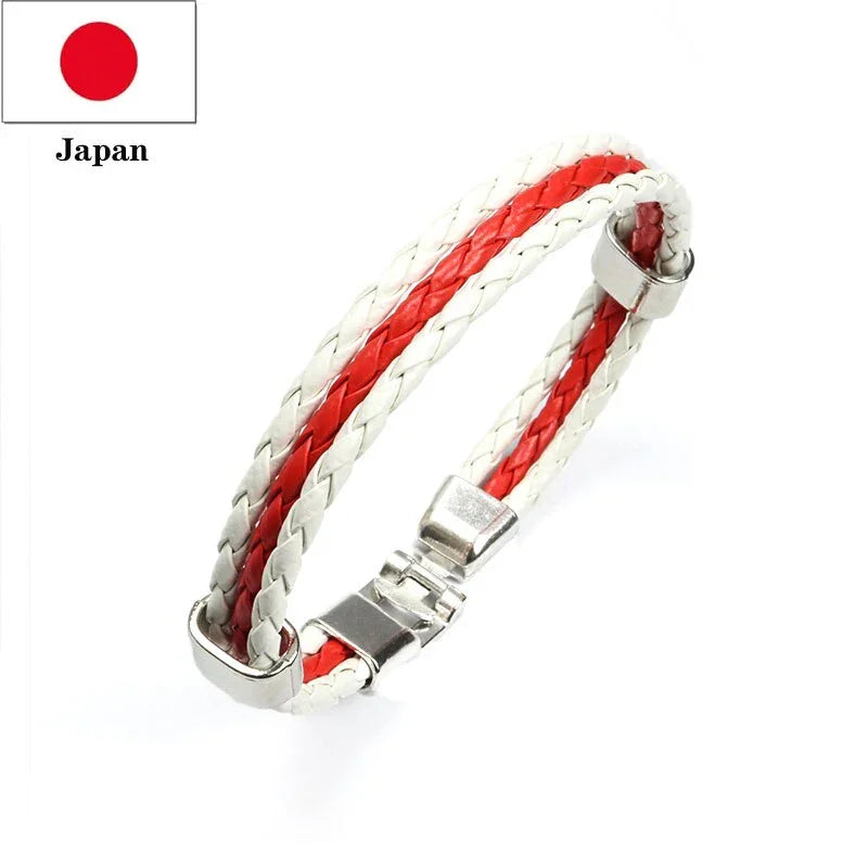 Leather Bracelet Various Countries