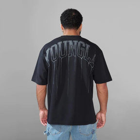 Camiseta Esportiva Oversized Masculina - Frete Grátis + Brinde- Young - Sundian