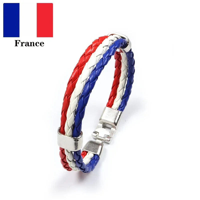 Leather Bracelet Various Countries