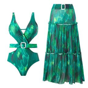Body bohemio + falda 