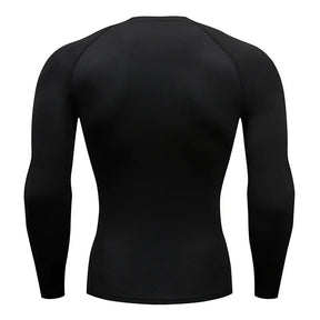 Camiseta de compresión de manga larga para hombre – Deportes y fitness 