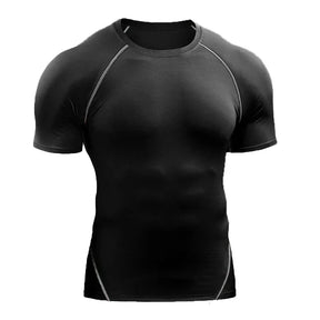 Camiseta de compresión para hombre 2025: secado rápido y elástica 
