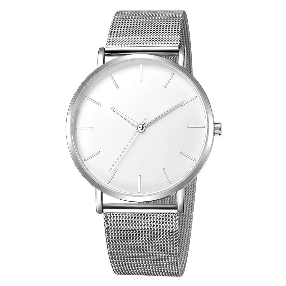Relógio Feminino Couro Ultra Minimalista