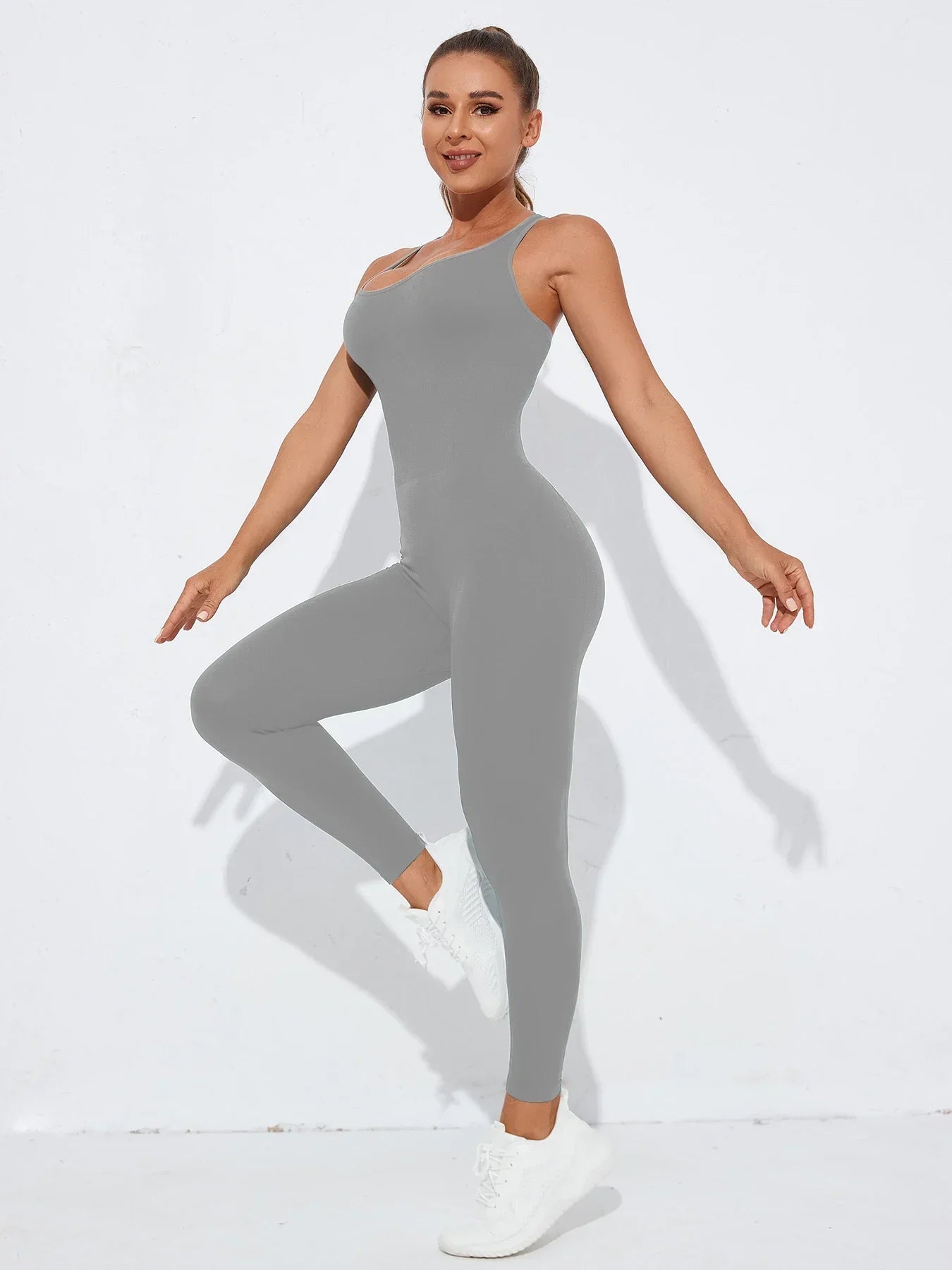 Seamless Women's Shapewear Bodysuit – Crisscross Straps, Tummy Control 