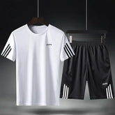 Conjunto Esportivo Masculino de Verão – Camiseta e Shorts