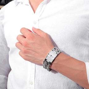 Pulseira Masculina Premium Cruz