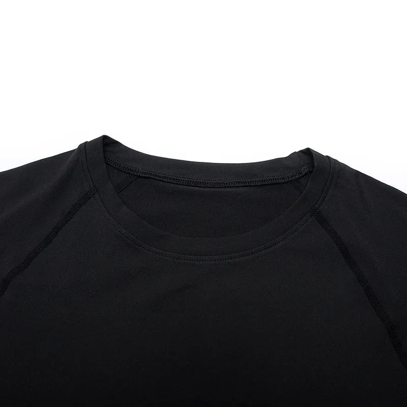 Camiseta de compresión de manga larga para hombre – Deportes y fitness 