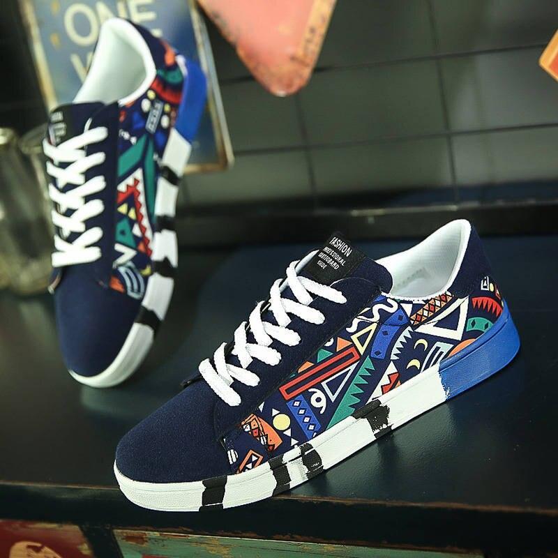 Zapatillas casuales con impresora