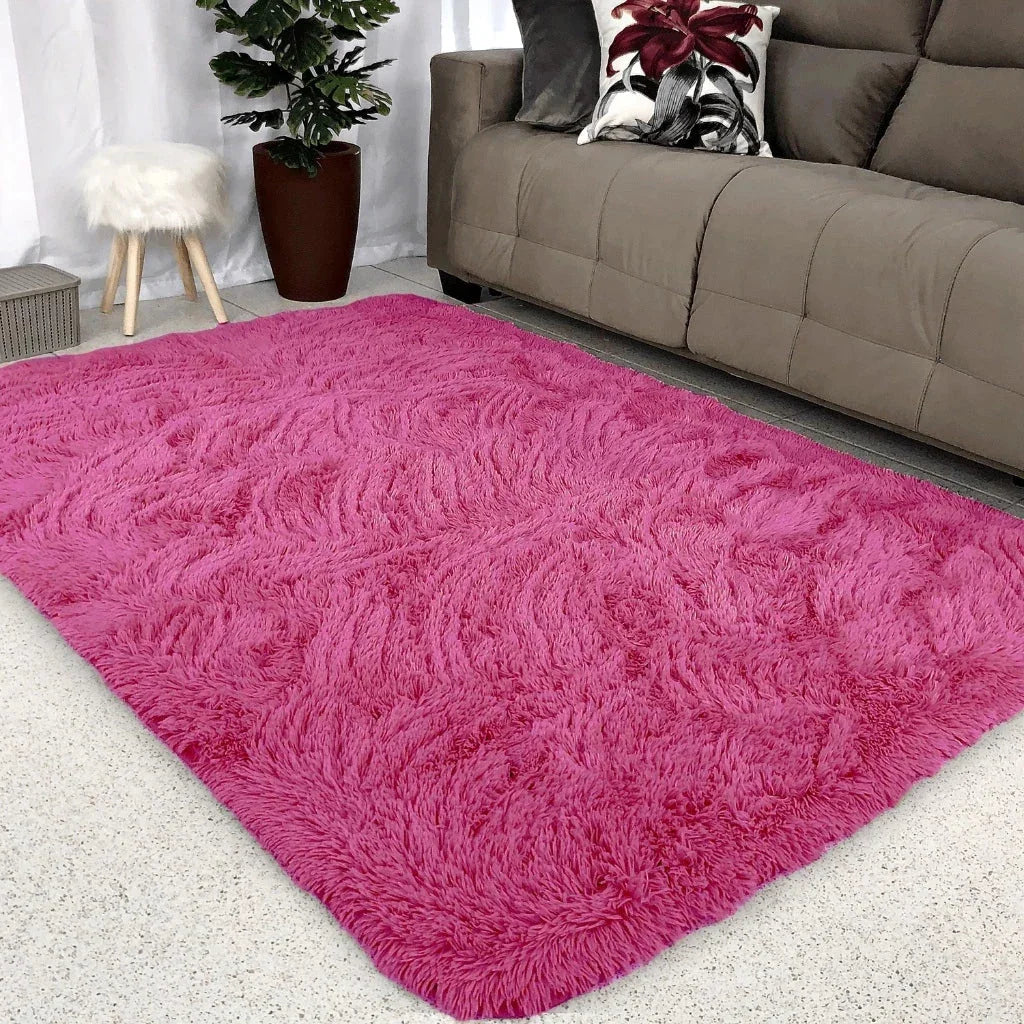 4cm High Decorative Shaggy Rug