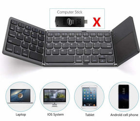 Teclado plegable resistente para productividad móvil
