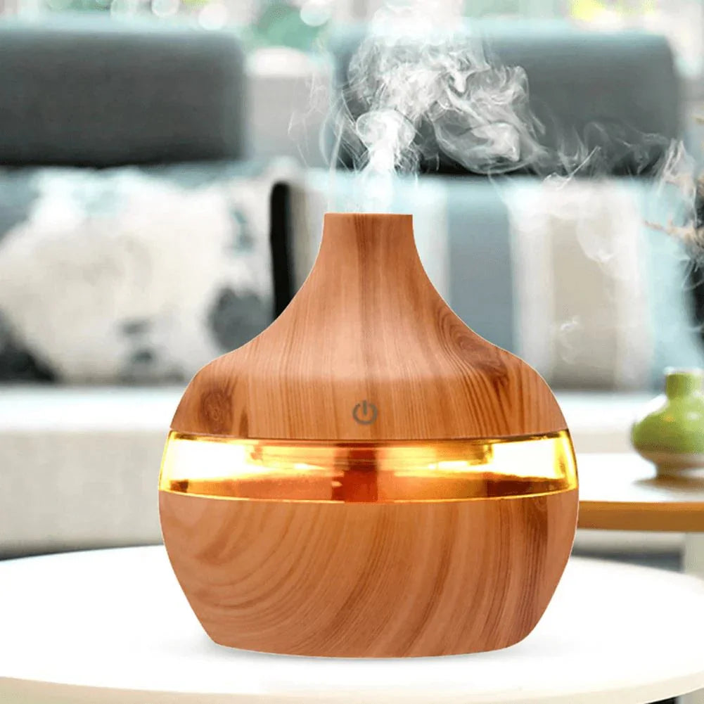 USB Ultrasonic Air Humidifier and Aromatizer with LED