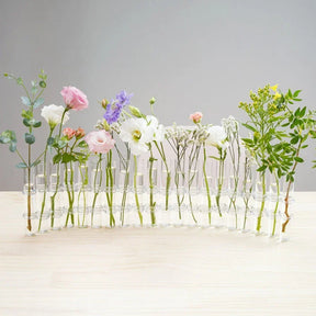 Adjustable Clear Glass Vase for Decoration