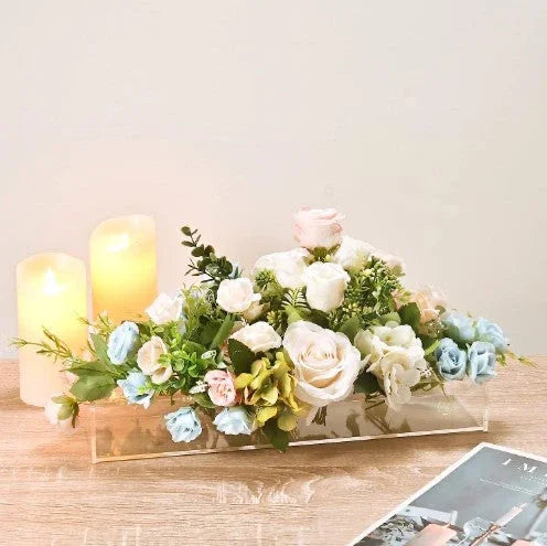 Luxury Acrylic Flower Vase - DiamondBloom™