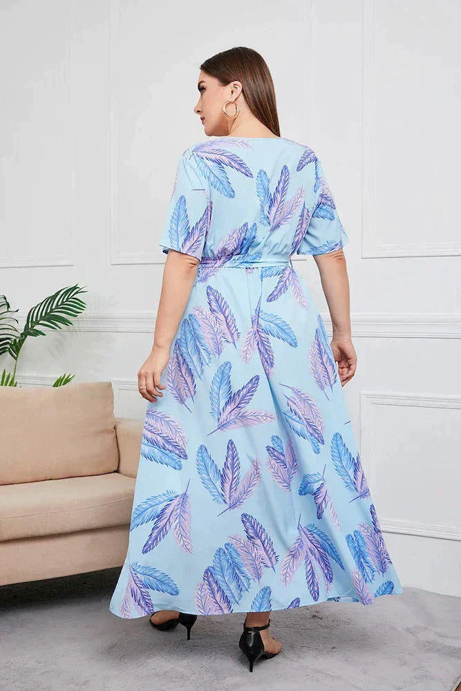 Vestido Plus Size Soltinho Floral – Versátil, leve e muito estiloso