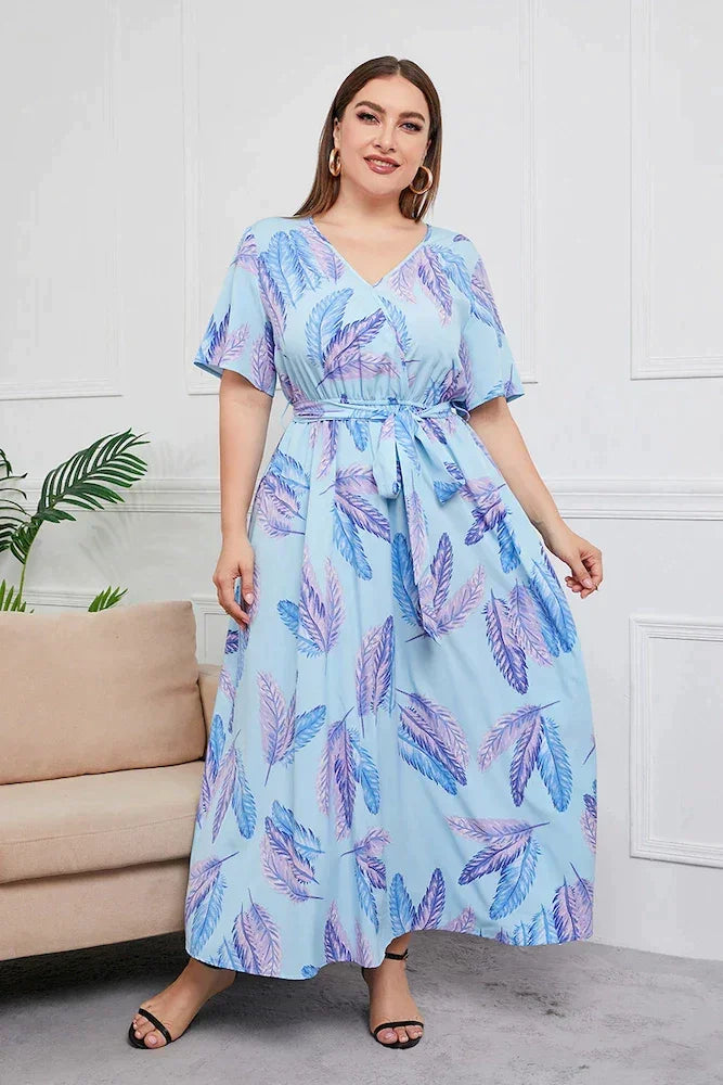 Vestido Plus Size Soltinho Floral – Versátil, leve e muito estiloso
