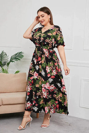 Vestido Plus Size Soltinho Floral – Versátil, leve e muito estiloso