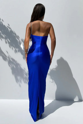 Vestido Azul Royal Giulia – Visual encantador para brilhar