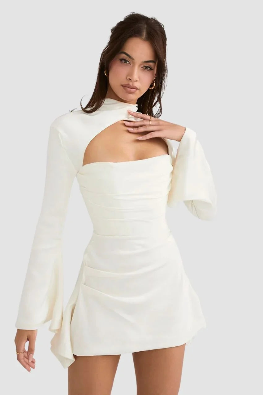 Vestido Alice Blanco – Diseño moderno con un toque clásico