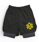 Shorts Compressão 2 em 1 - YELLOW - Frete Grátis + Brinde - Sundian